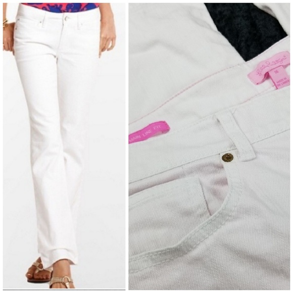 lilly pulitzer white jeans
